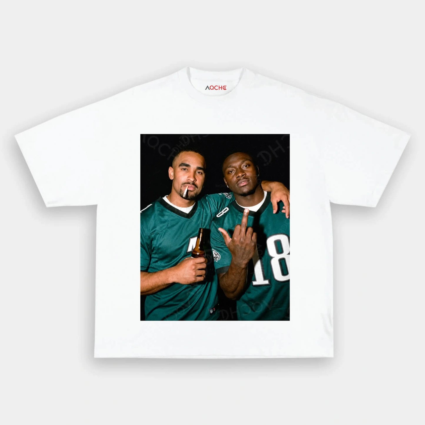 JH & AJB Football TEE - AQCHIC