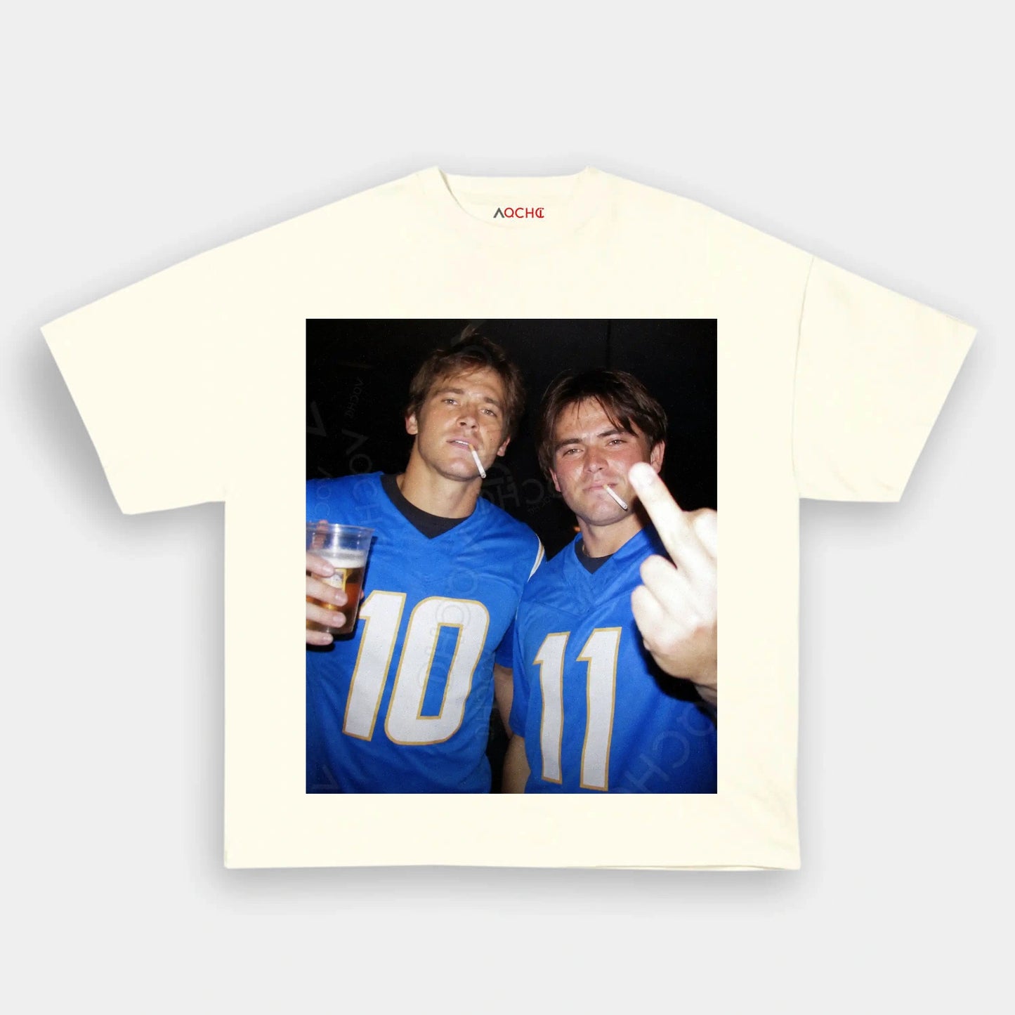 JH10&CD11 Football Tee - AQCHIC