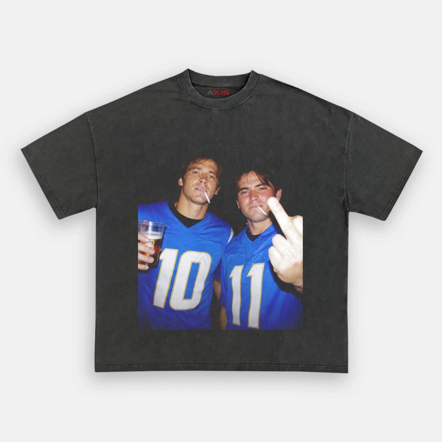 JH10&CD11 Football Tee - AQCHIC