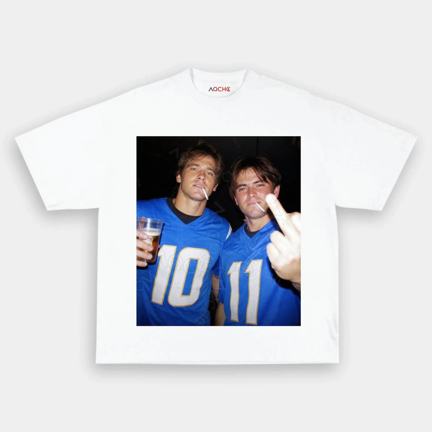 JH10&CD11 Football Tee - AQCHIC