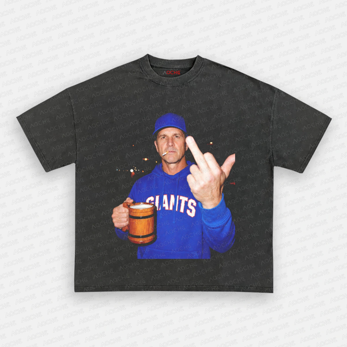 John Harbaugh Football Tee - AQCHIC