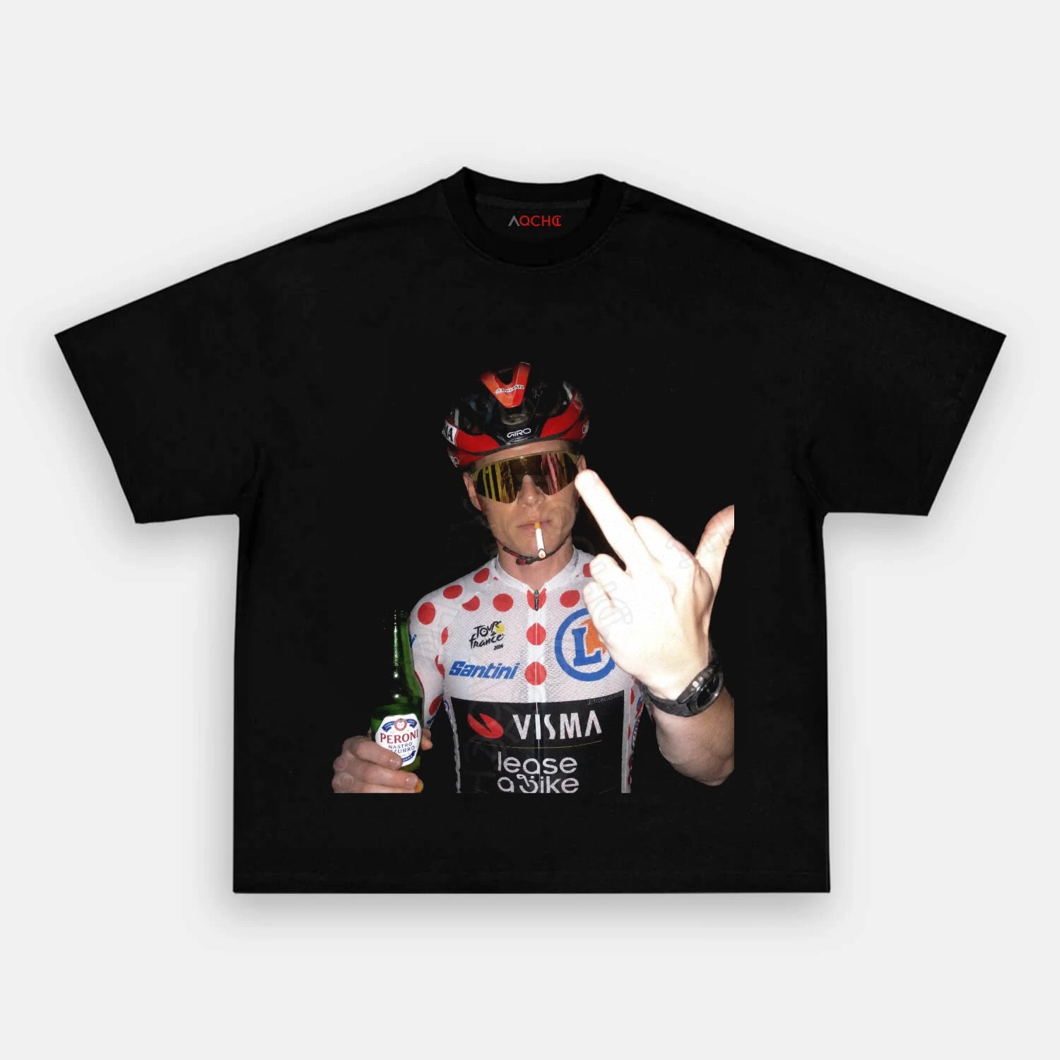 Jonas Vingegaard Polka Dot Jersey Tee 1 - AQCHIC