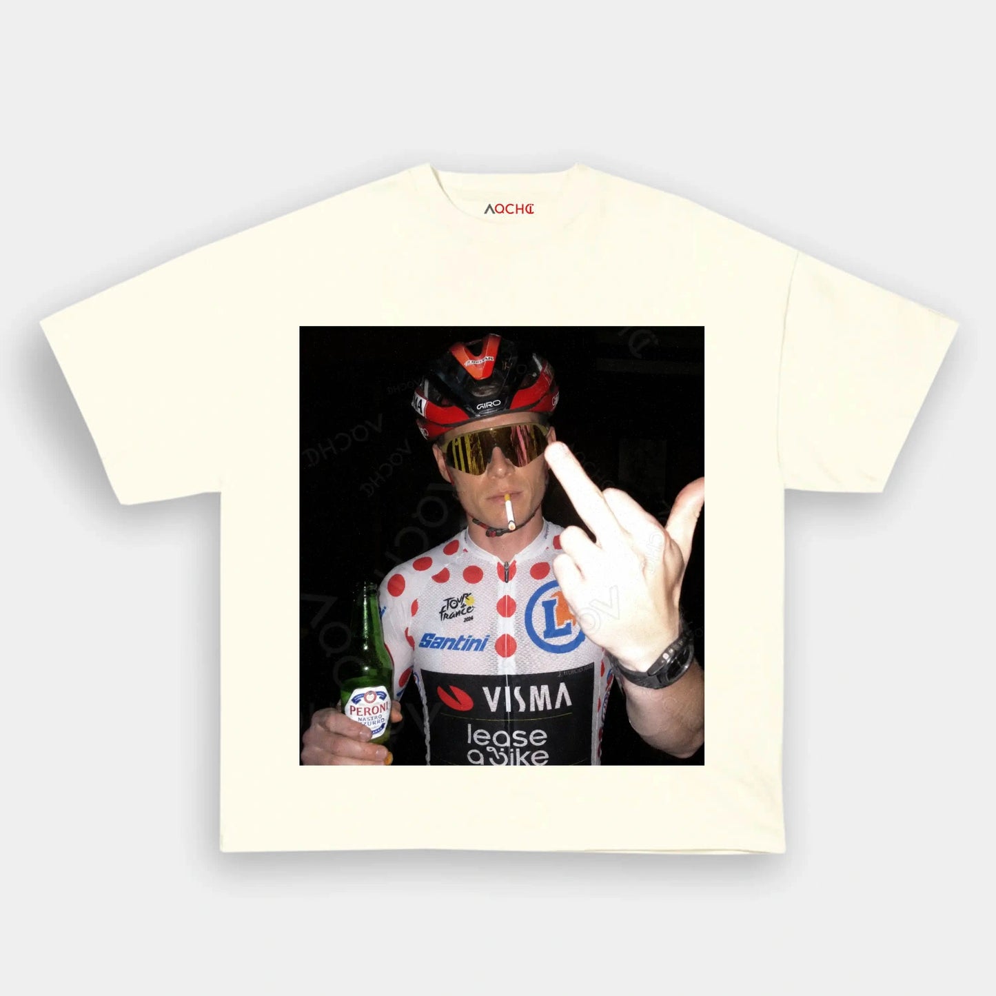 Jonas Vingegaard Polka Dot Jersey Tee 1 - AQCHIC