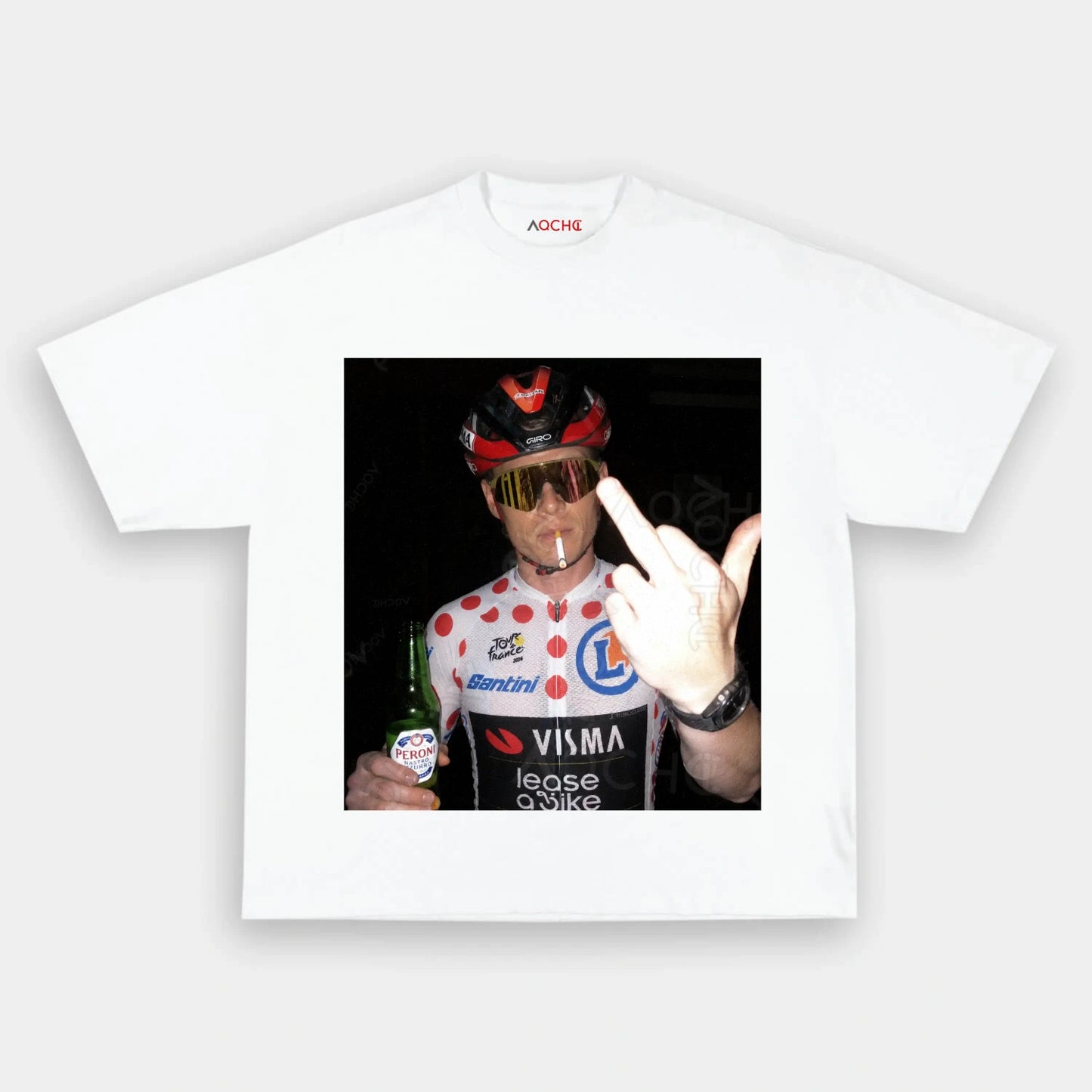 Jonas Vingegaard Polka Dot Jersey Tee 1 - AQCHIC