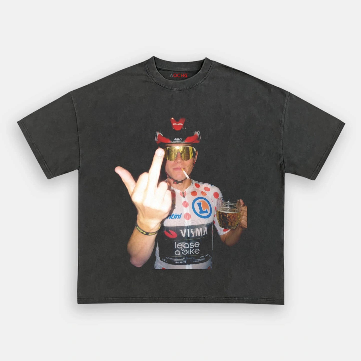 Jonas Vingegaard Polka Dot Jersey Tee 2 - AQCHIC