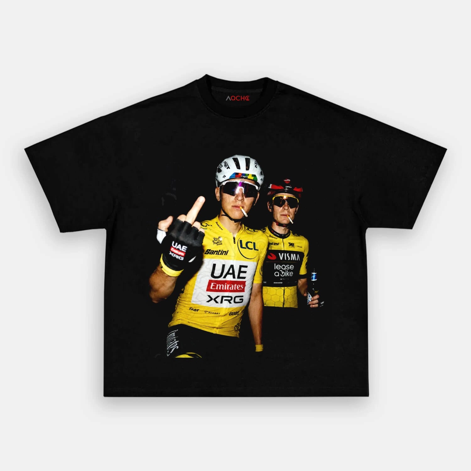 Jonas Vingegaard & Tadej Pogačar 2026 Tee V1.7 - AQCHIC