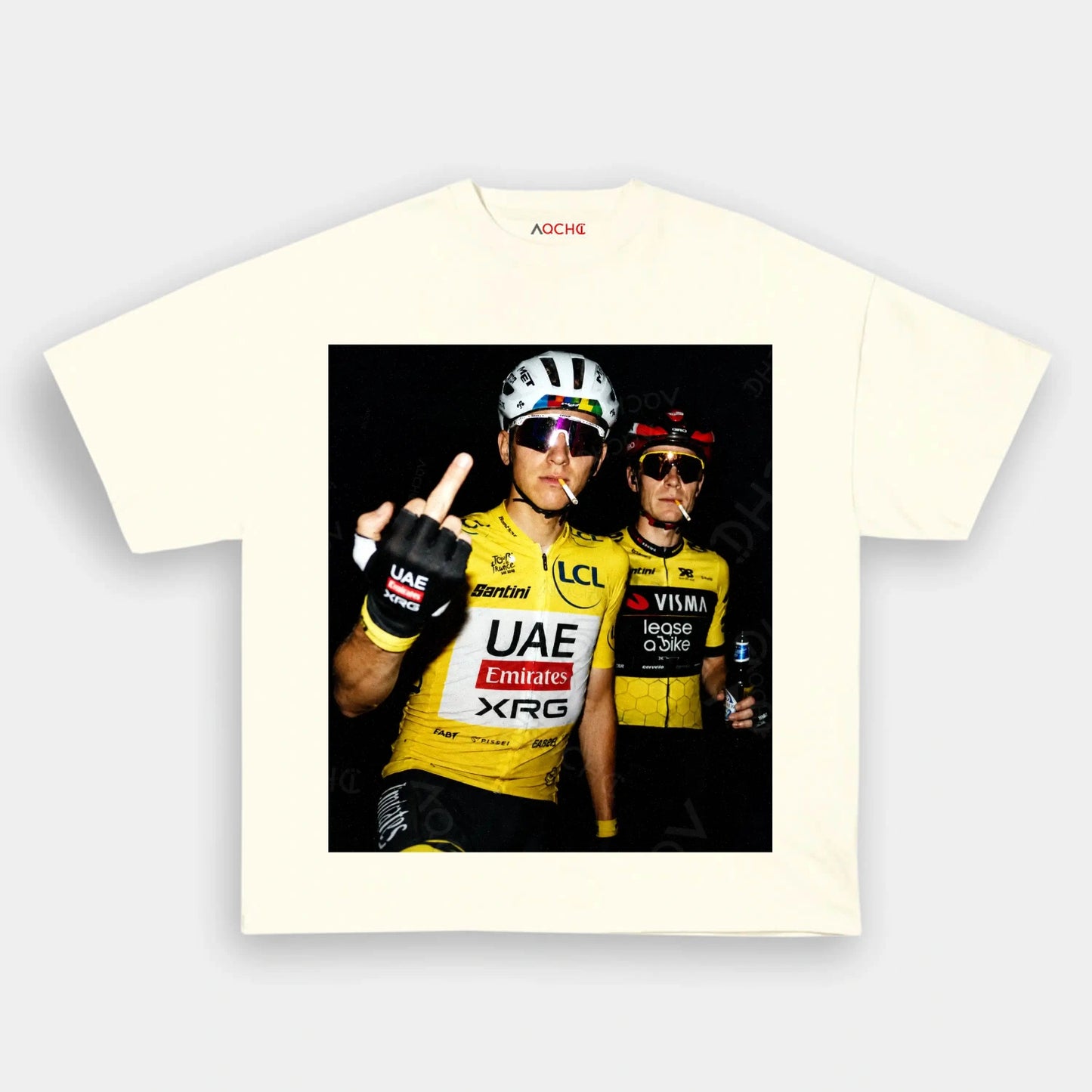 Jonas Vingegaard & Tadej Pogačar 2026 Tee V1.7 - AQCHIC