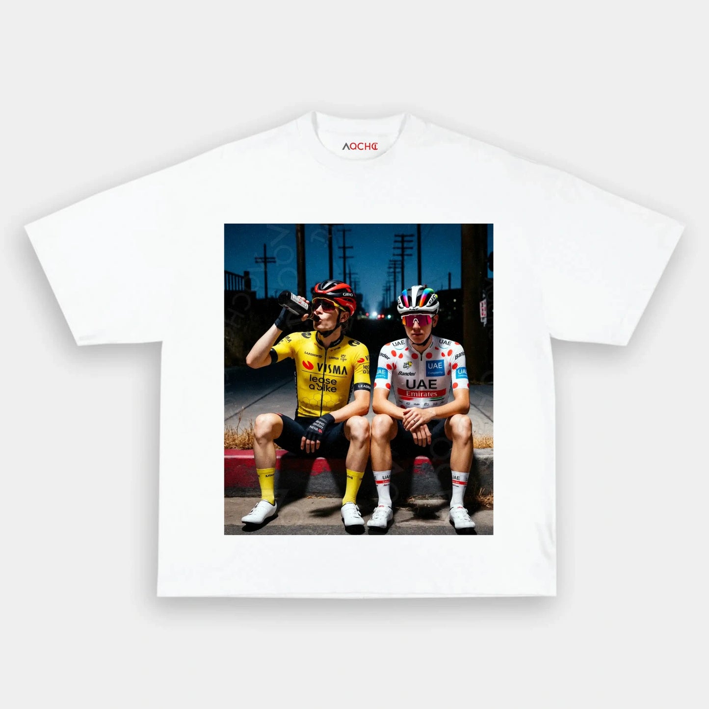 Jonas Vingegaard&Tadej Pogačar 2026 Tee V1.6 - AQCHIC