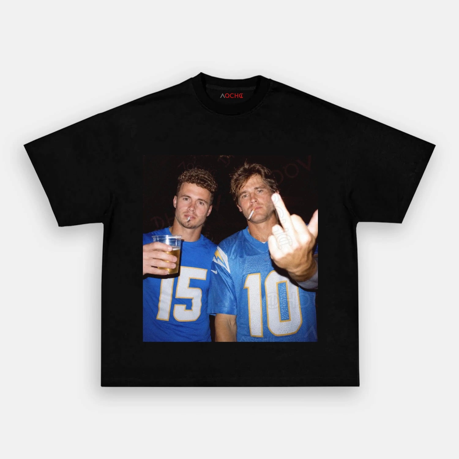 LM15&JH10 Football Tee - AQCHIC
