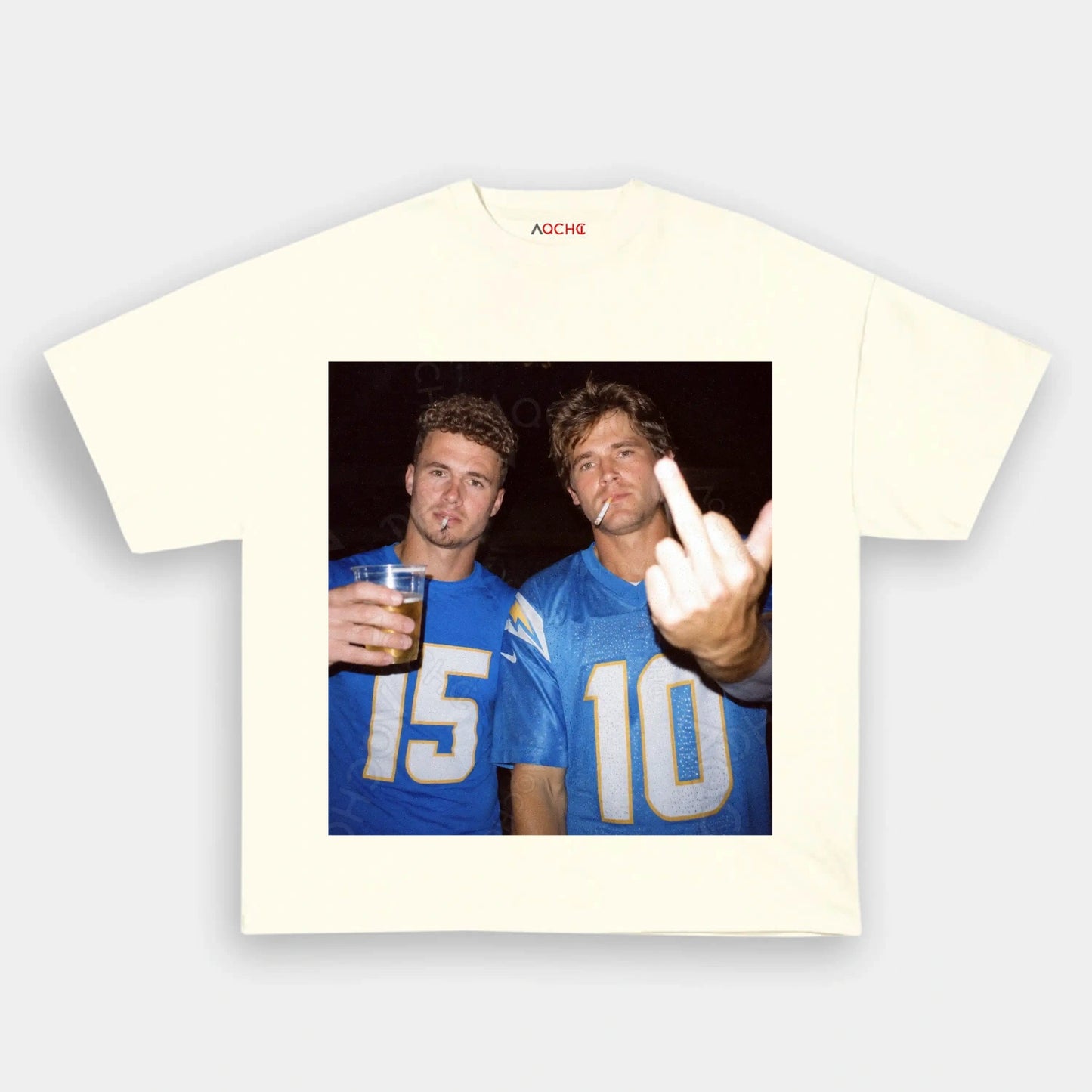 LM15&JH10 Football Tee - AQCHIC