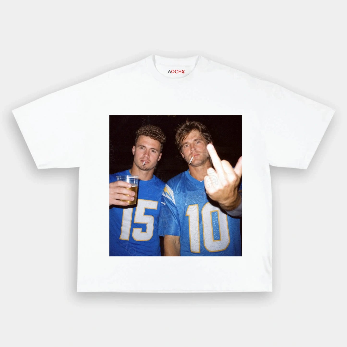 LM15&JH10 Football Tee - AQCHIC