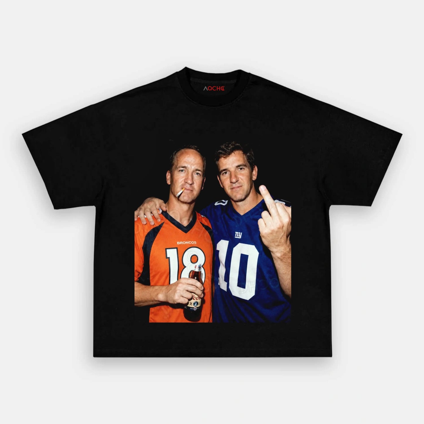 Peyton Manning & Eli Manning Football T-shirt - AQCHIC