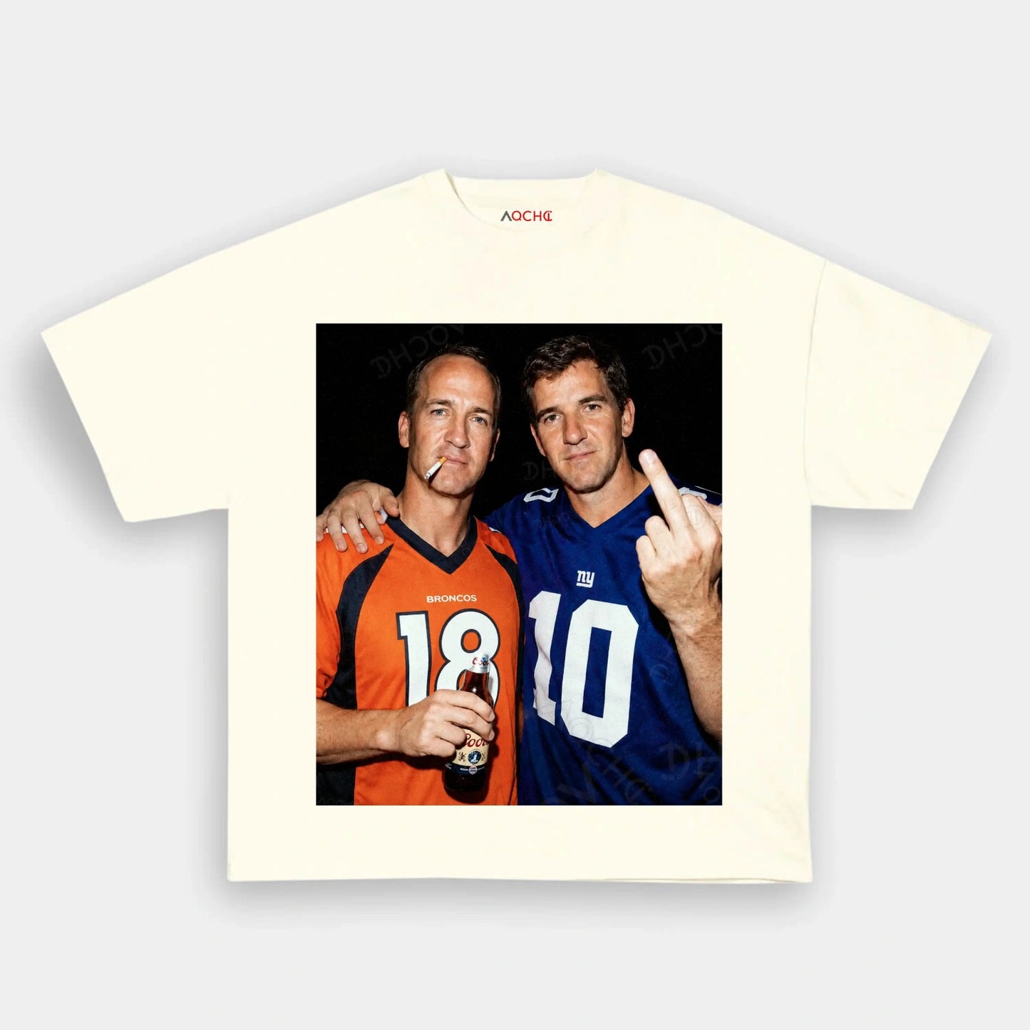Peyton Manning & Eli Manning Football T-shirt - AQCHIC