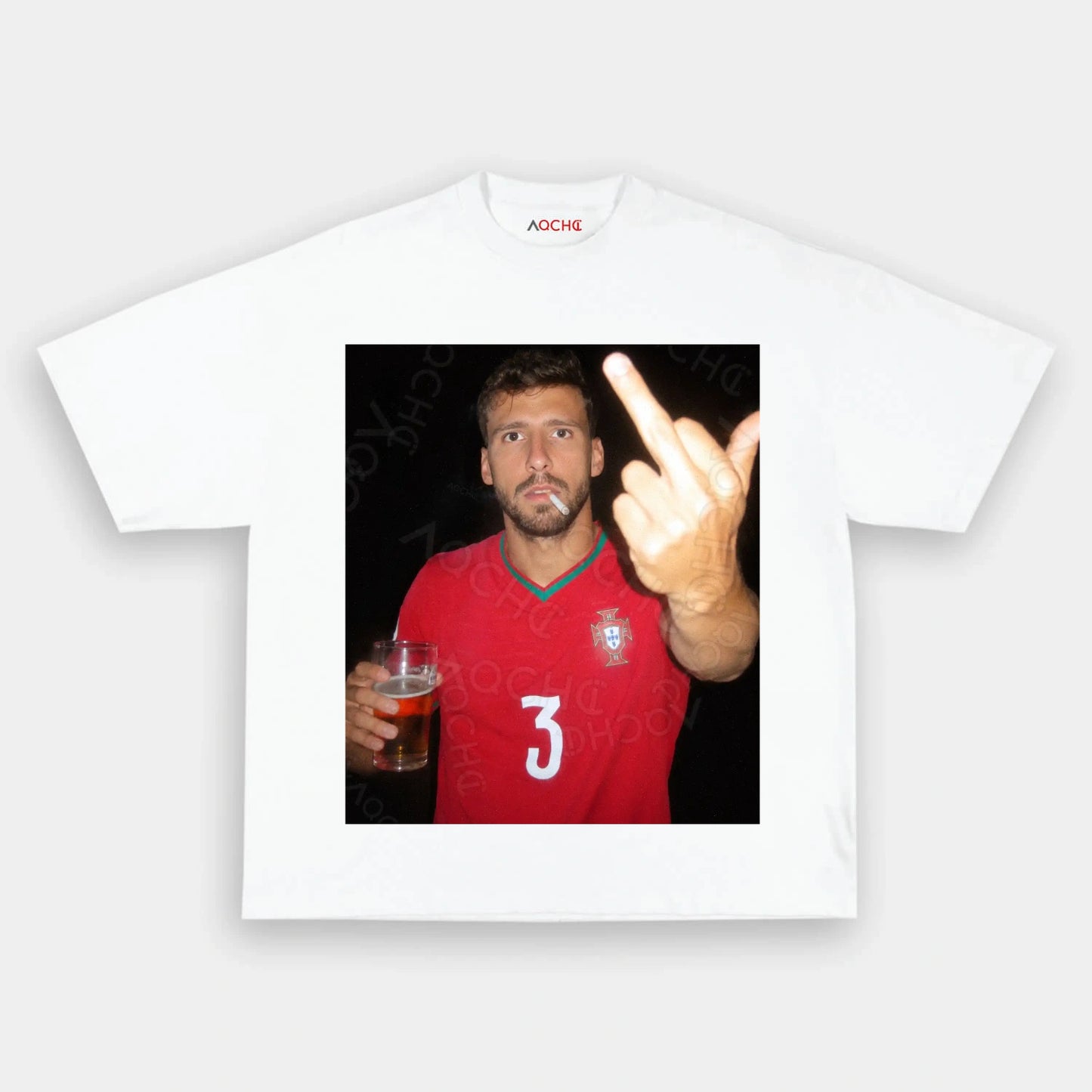 Portugal Football Style Tee V2.1 - AQCHIC
