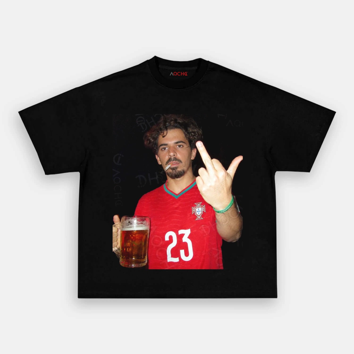 Portugal Football Style Tee V2.4 - AQCHIC