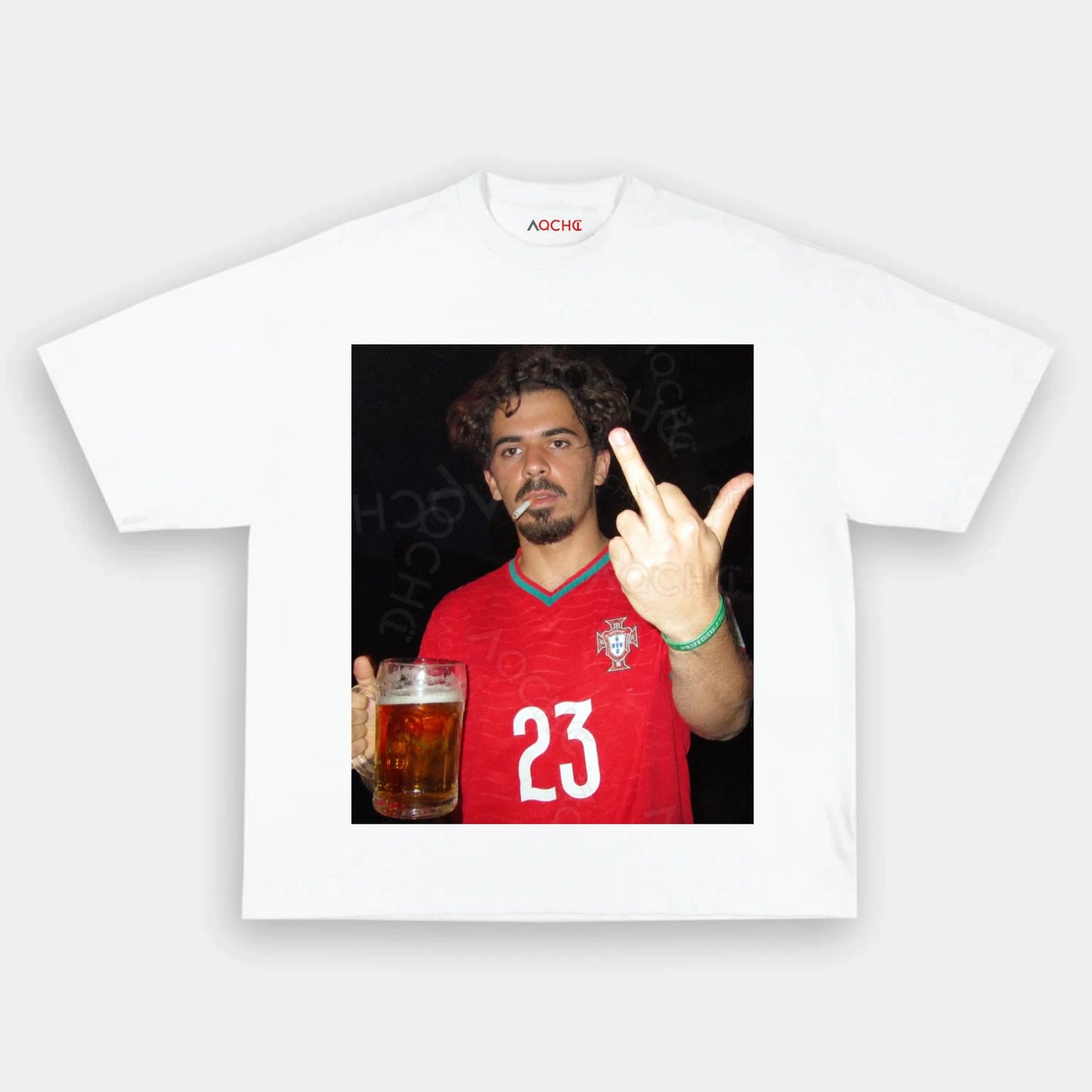 Portugal Football Style Tee V2.4 - AQCHIC