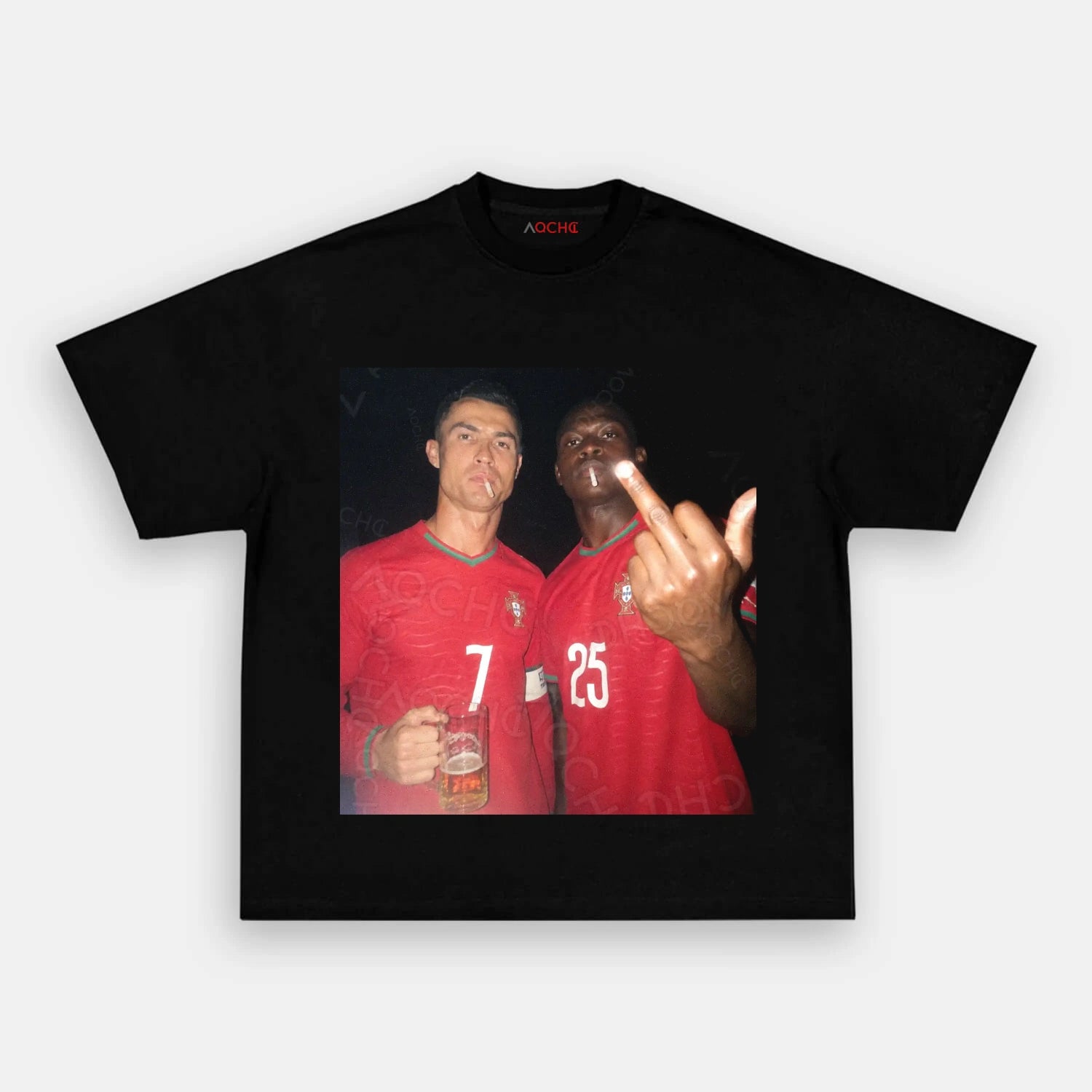 Portugal Football Style Tee V3.2 - AQCHIC