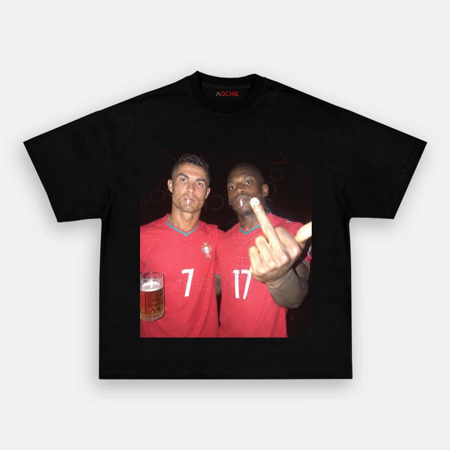 Portugal Football Style Tee V3.3 - AQCHIC