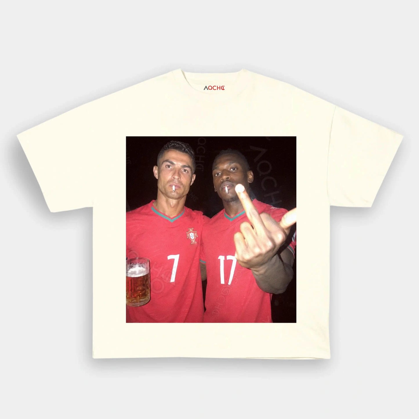 Portugal Football Style Tee V3.3 - AQCHIC