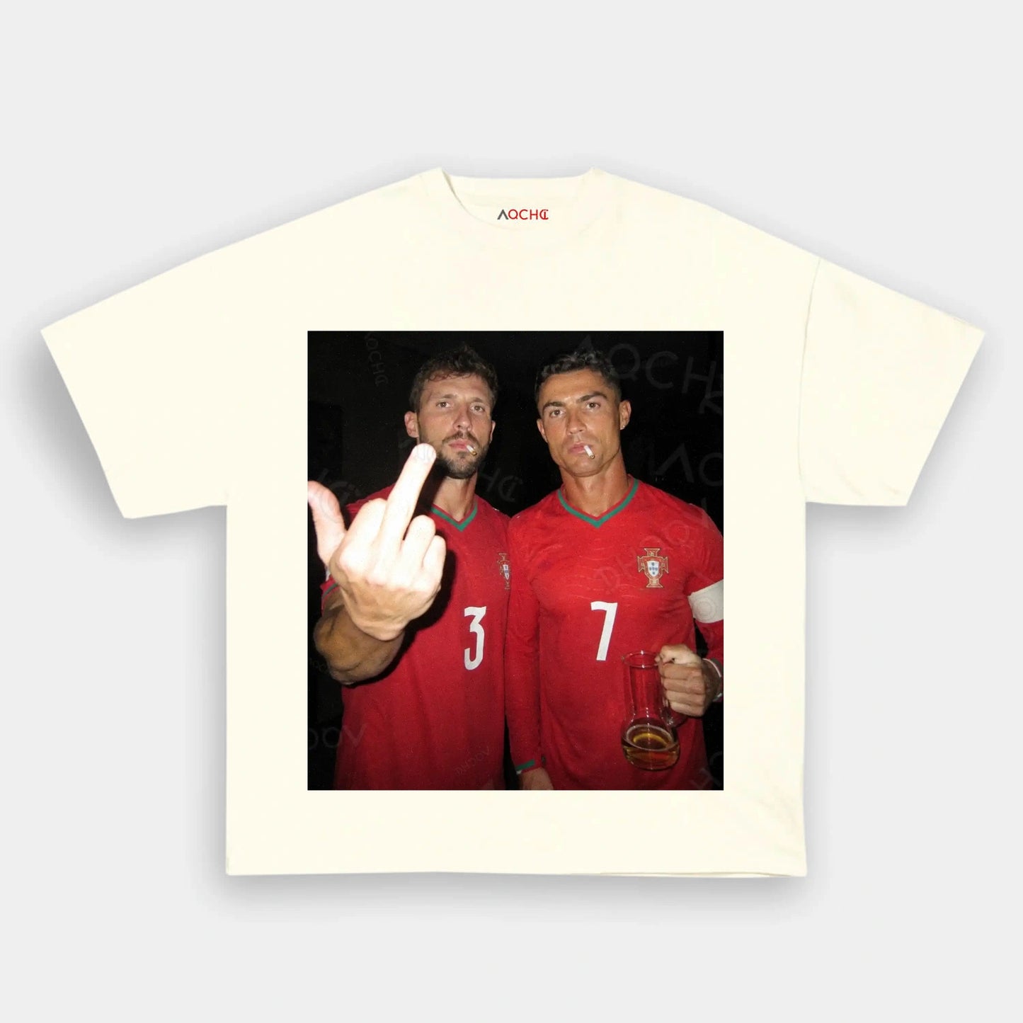 Portugal Football Style Tee V3.4 - AQCHIC