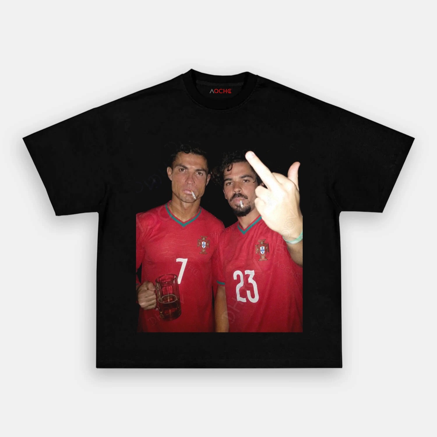 Portugal Football Style Tee V3.6 - AQCHIC
