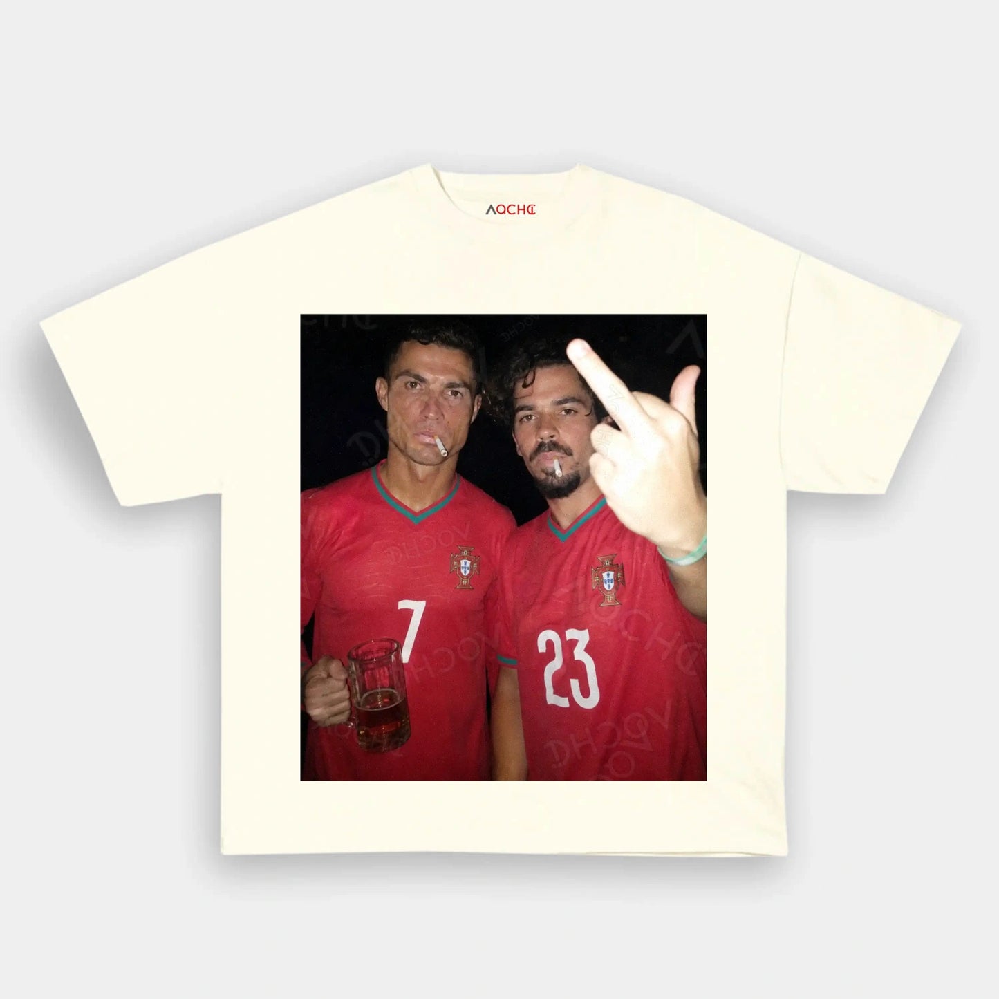 Portugal Football Style Tee V3.6 - AQCHIC