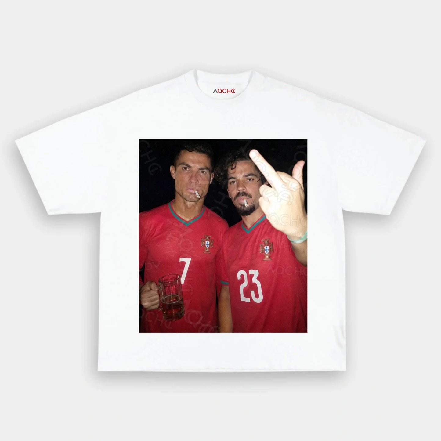 Portugal Football Style Tee V3.6 - AQCHIC