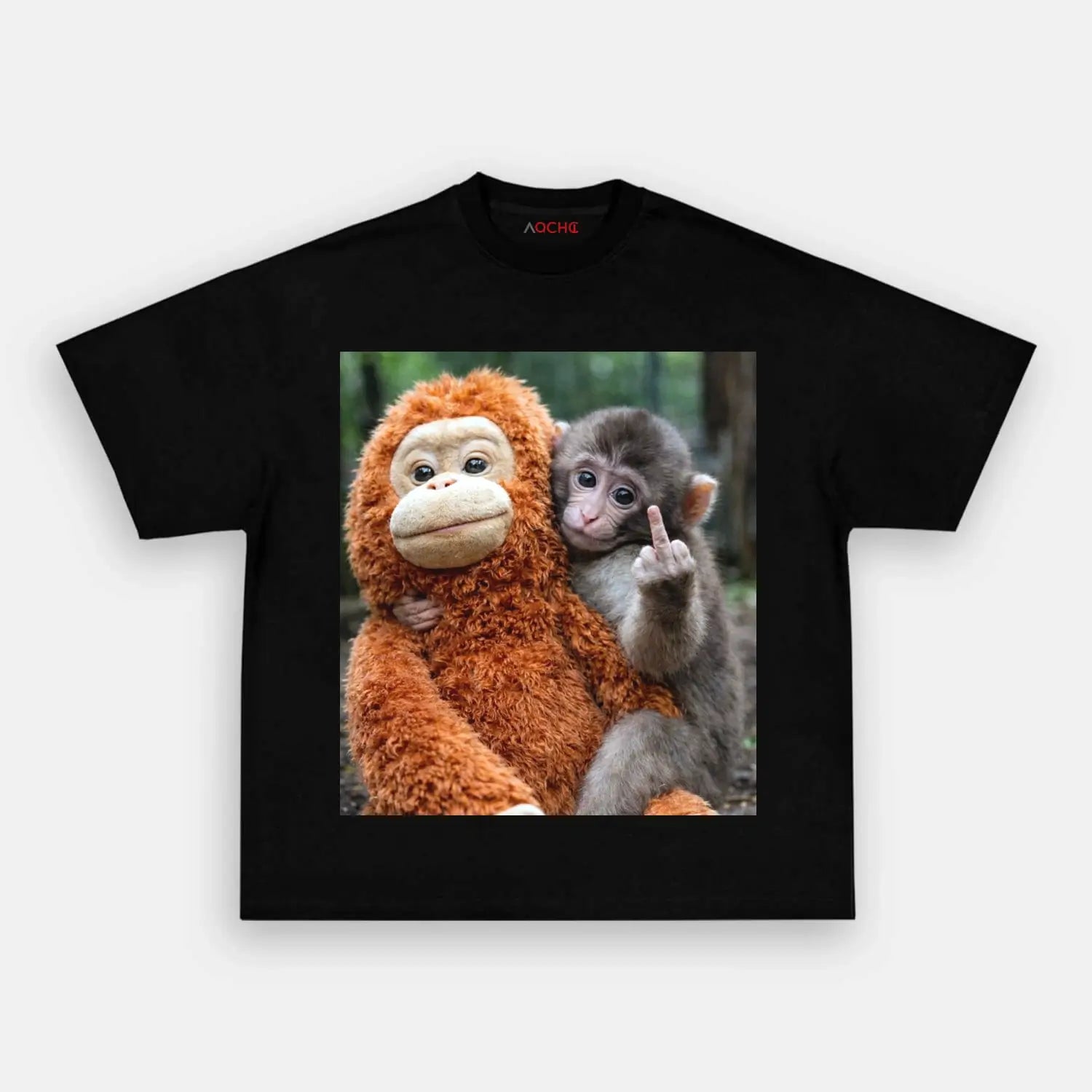 Punch Monkey Meme Tee 2 - AQCHIC