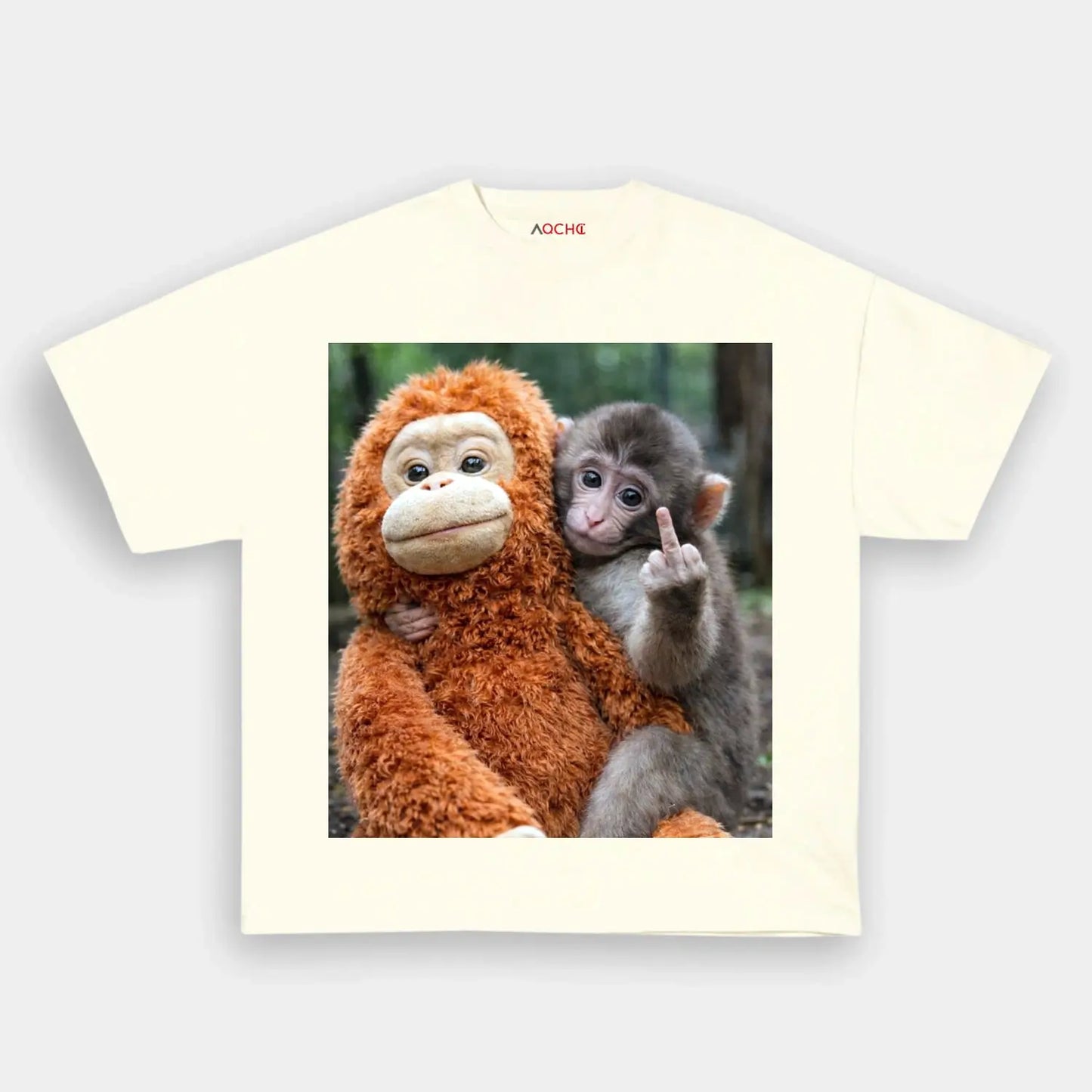 Punch Monkey Meme Tee 2 - AQCHIC