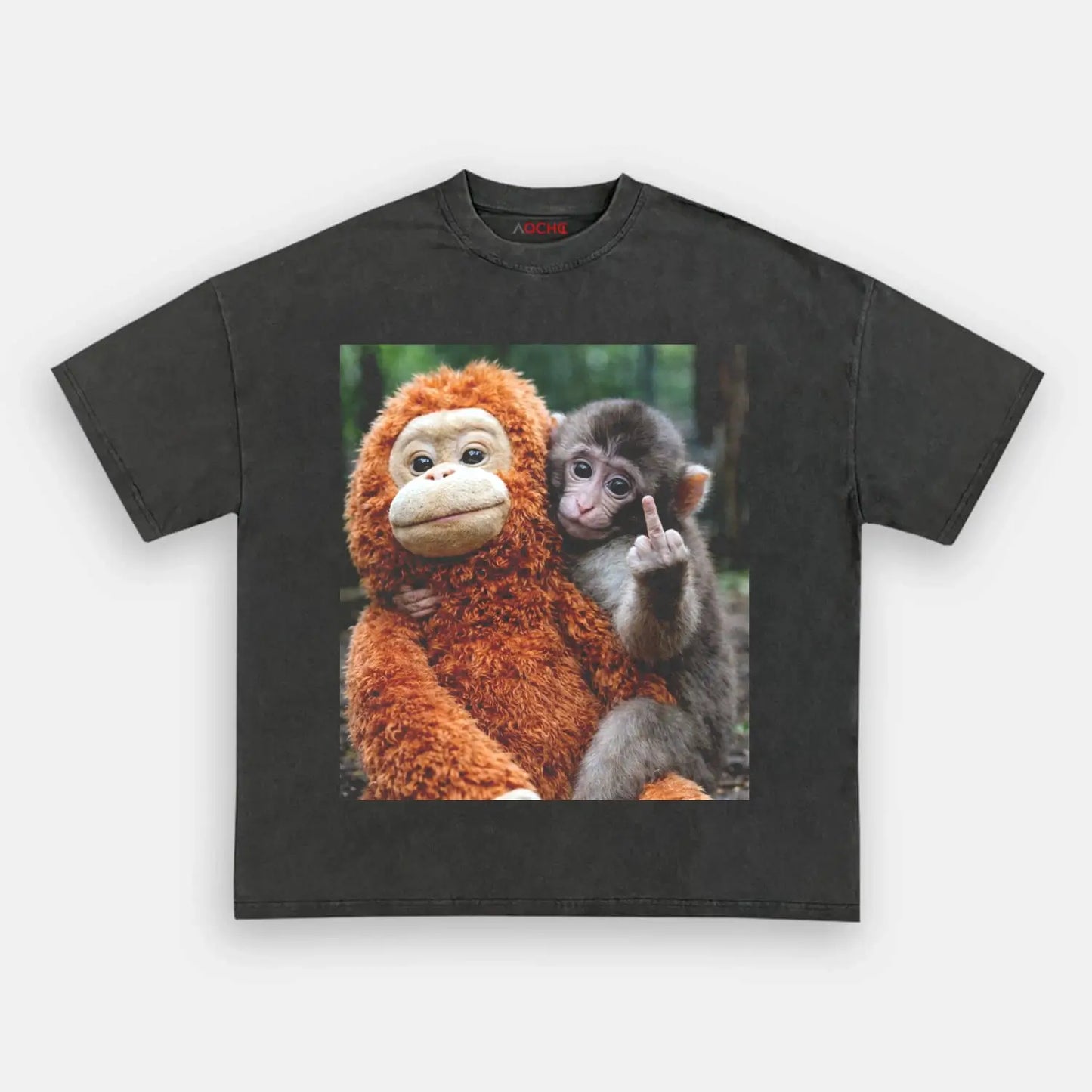 Punch Monkey Meme Tee 2 - AQCHIC