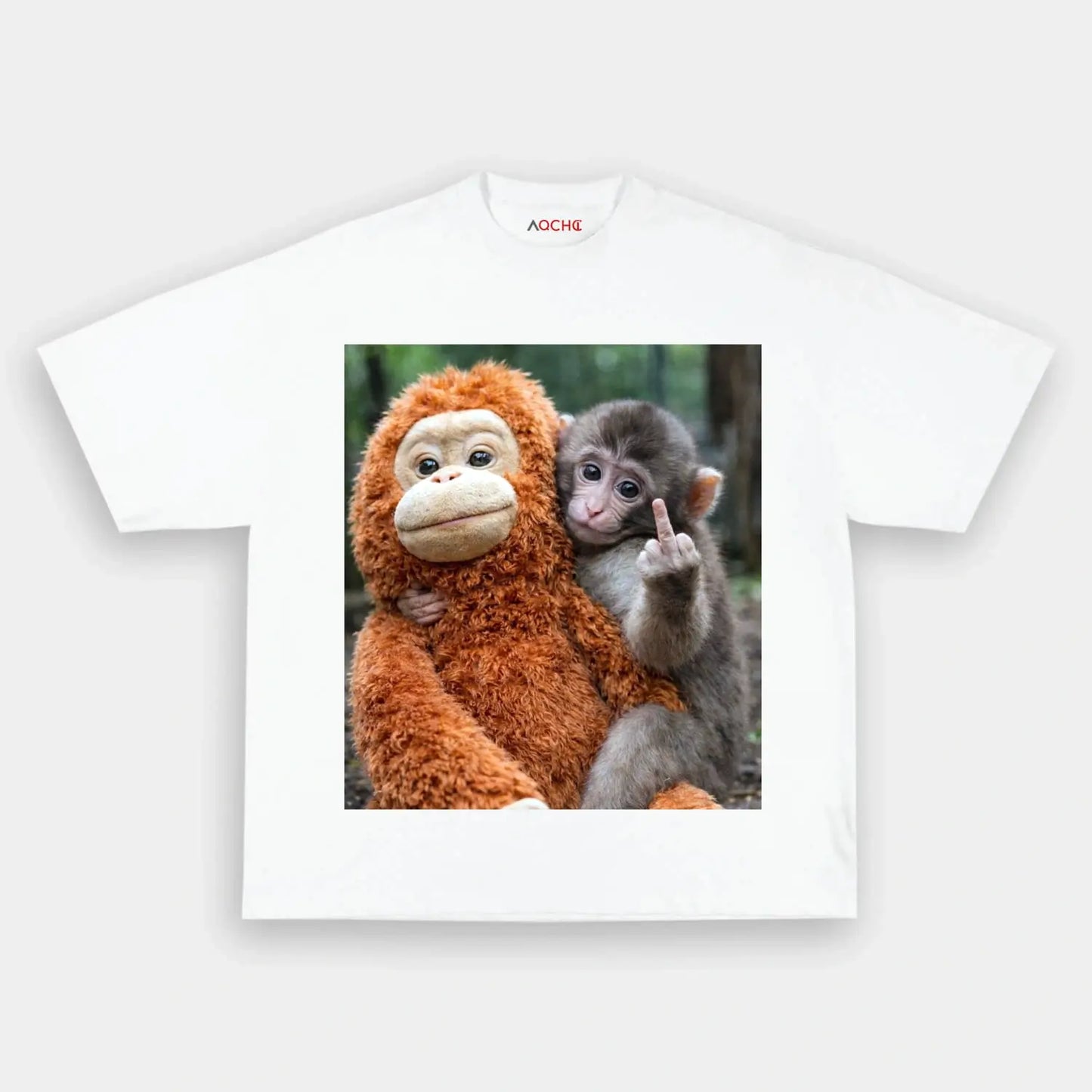 Punch Monkey Meme Tee 2 - AQCHIC