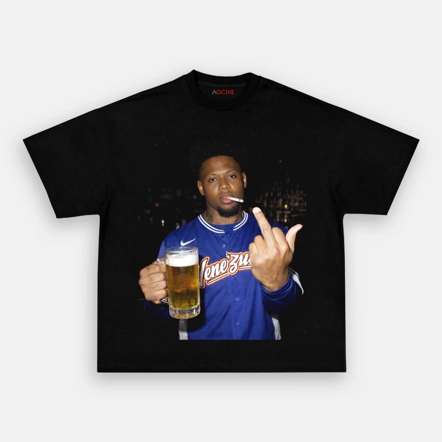 Ronald Acuña Jr. Champion Tee 1 - AQCHIC