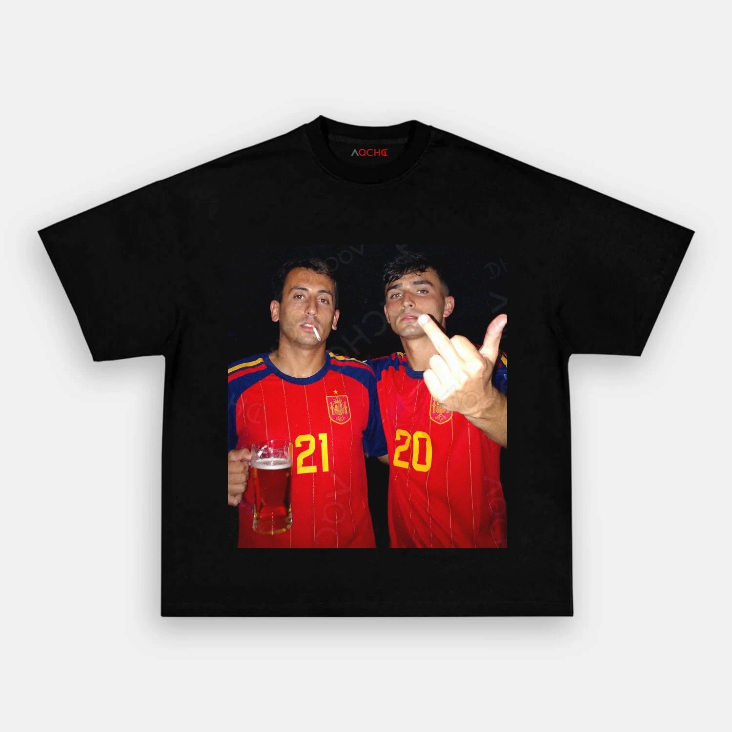 Spain Football Style Tee 1.1 - AQCHIC