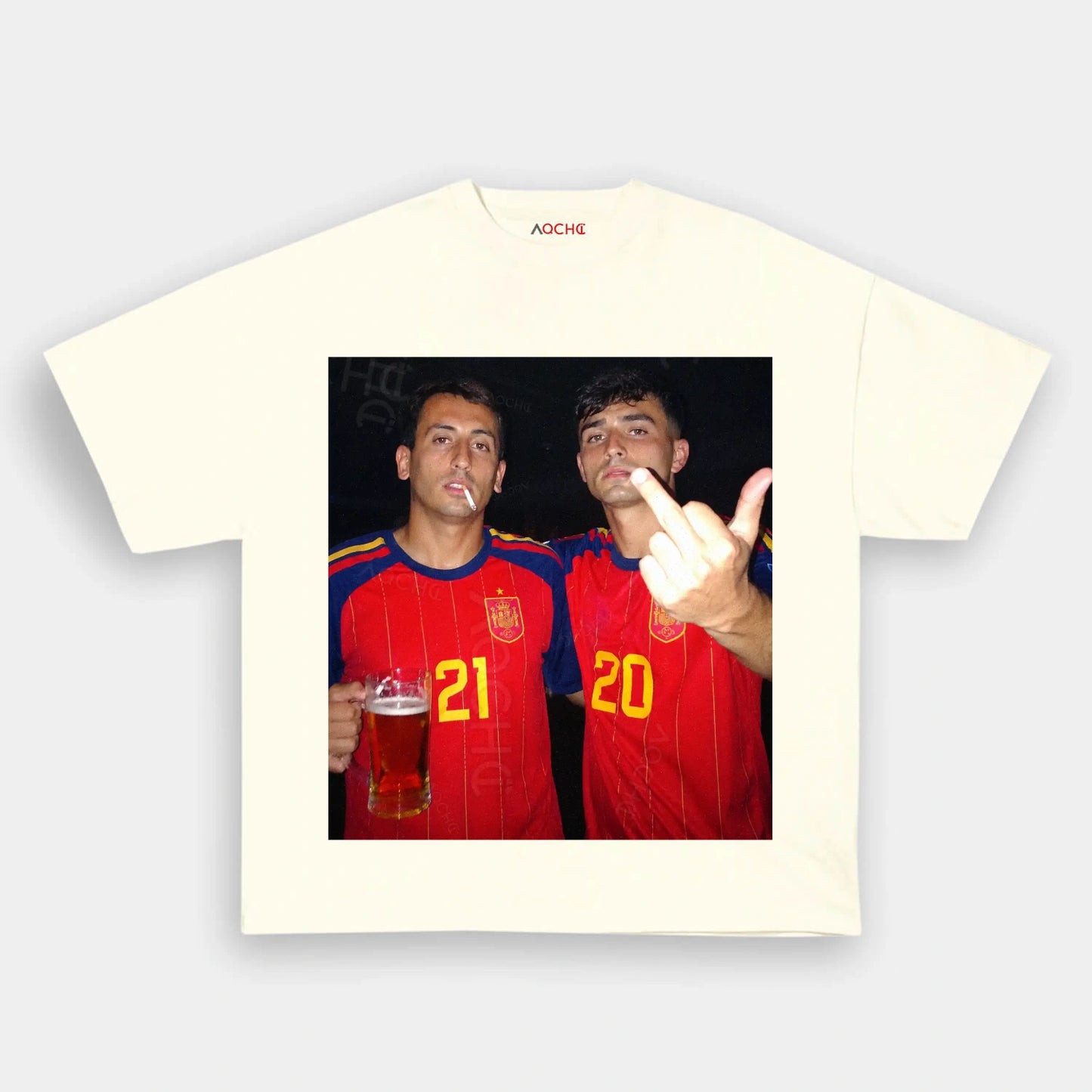 Spain Football Style Tee 1.1 - AQCHIC