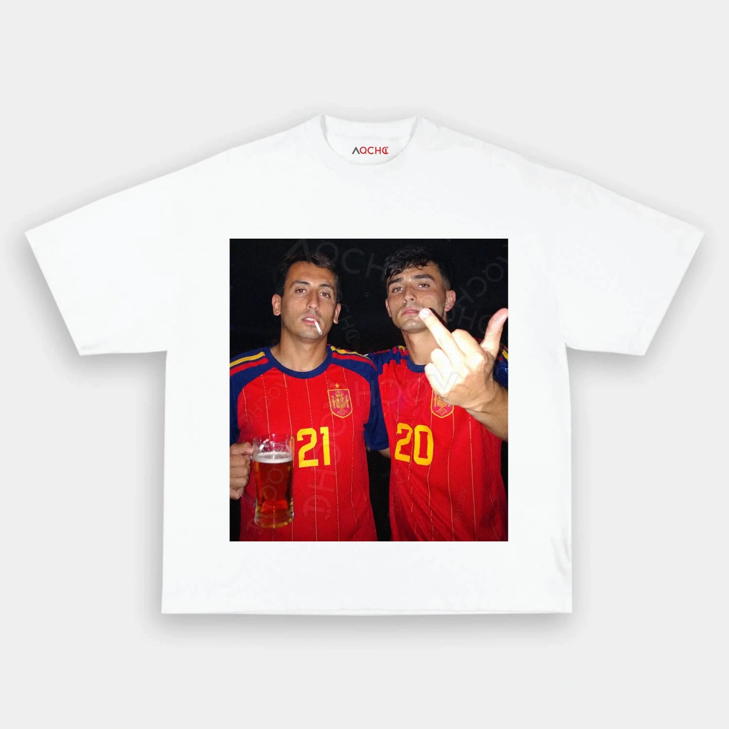 Spain Football Style Tee 1.1 - AQCHIC