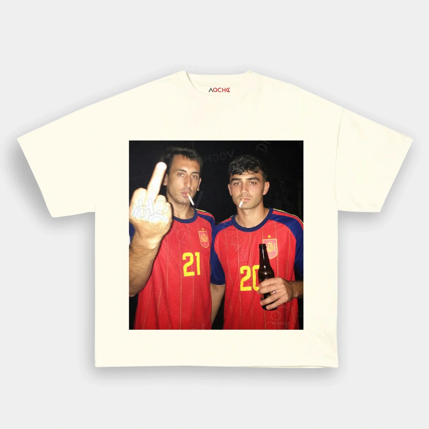 Spain Football Style Tee 1.2 - AQCHIC
