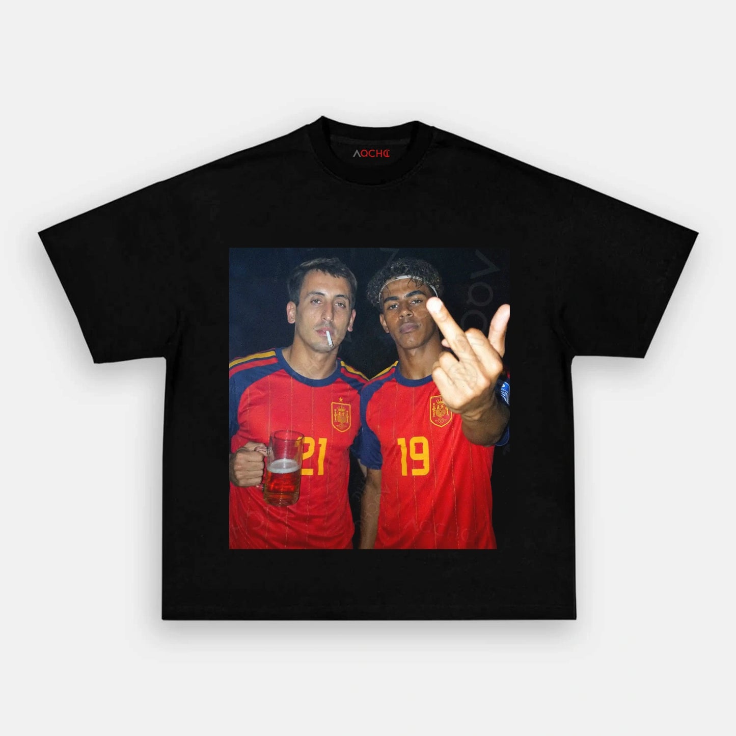 Spain Football Style Tee 1.5 - AQCHIC