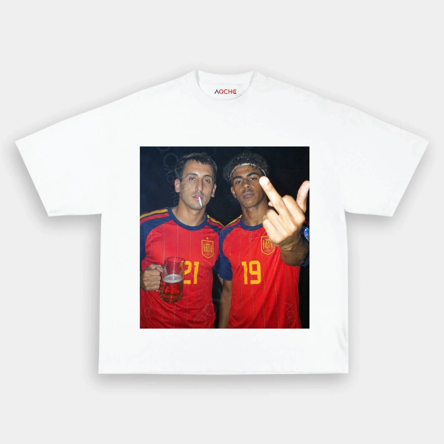 Spain Football Style Tee 1.5 - AQCHIC