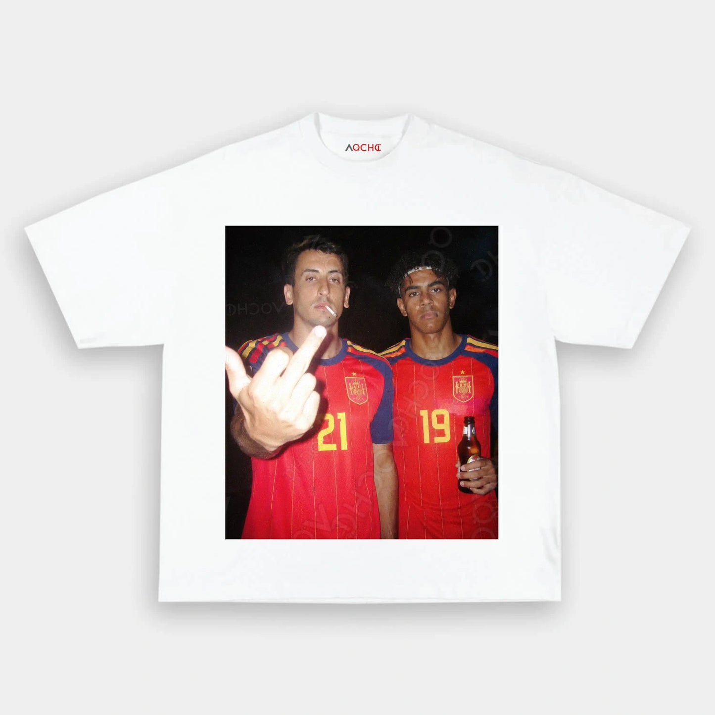 Spain Football Style Tee 1.6 - AQCHIC