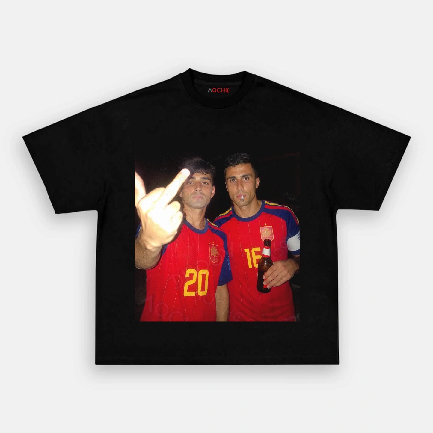 Spain Football Style Tee 1.7 - AQCHIC