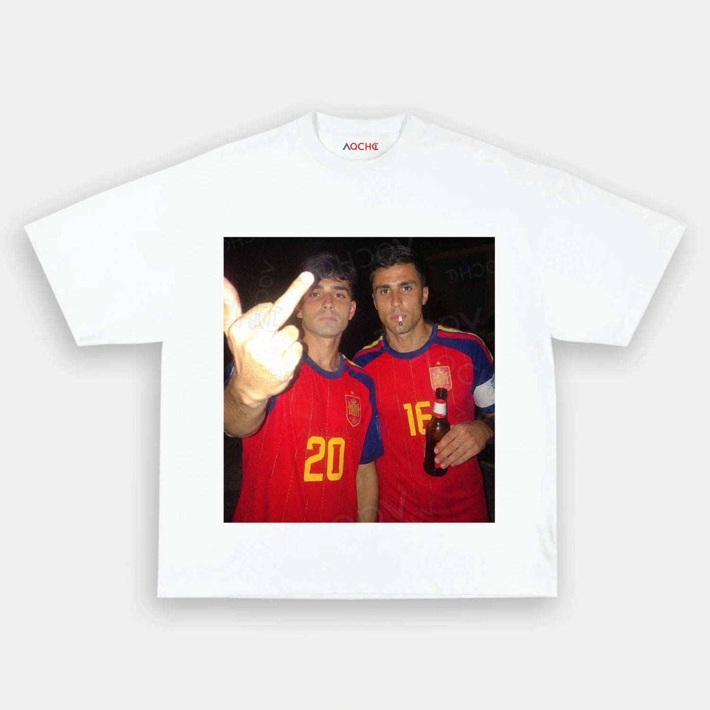 Spain Football Style Tee 1.7 - AQCHIC