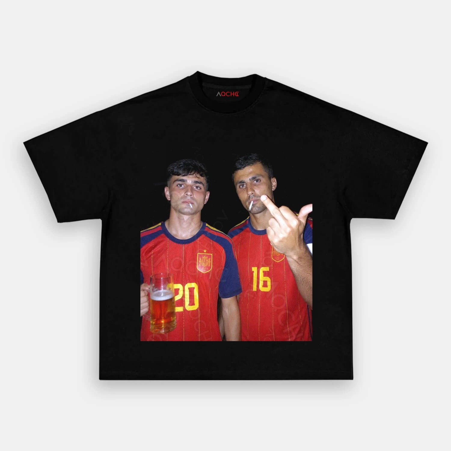 Spain Football Style Tee 1.8 - AQCHIC