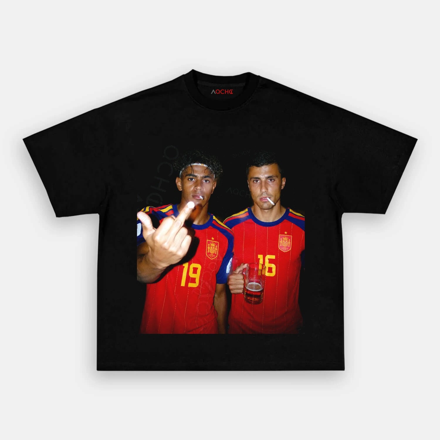 Spain Football Style Tee 1.9 - AQCHIC