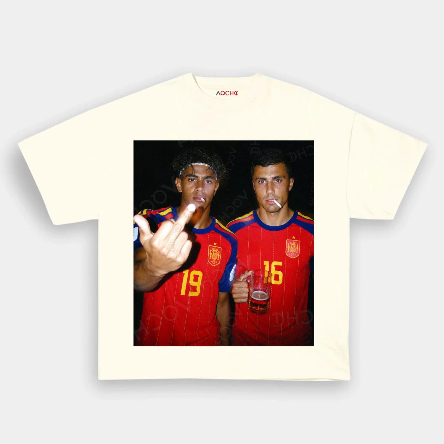 Spain Football Style Tee 1.9 - AQCHIC