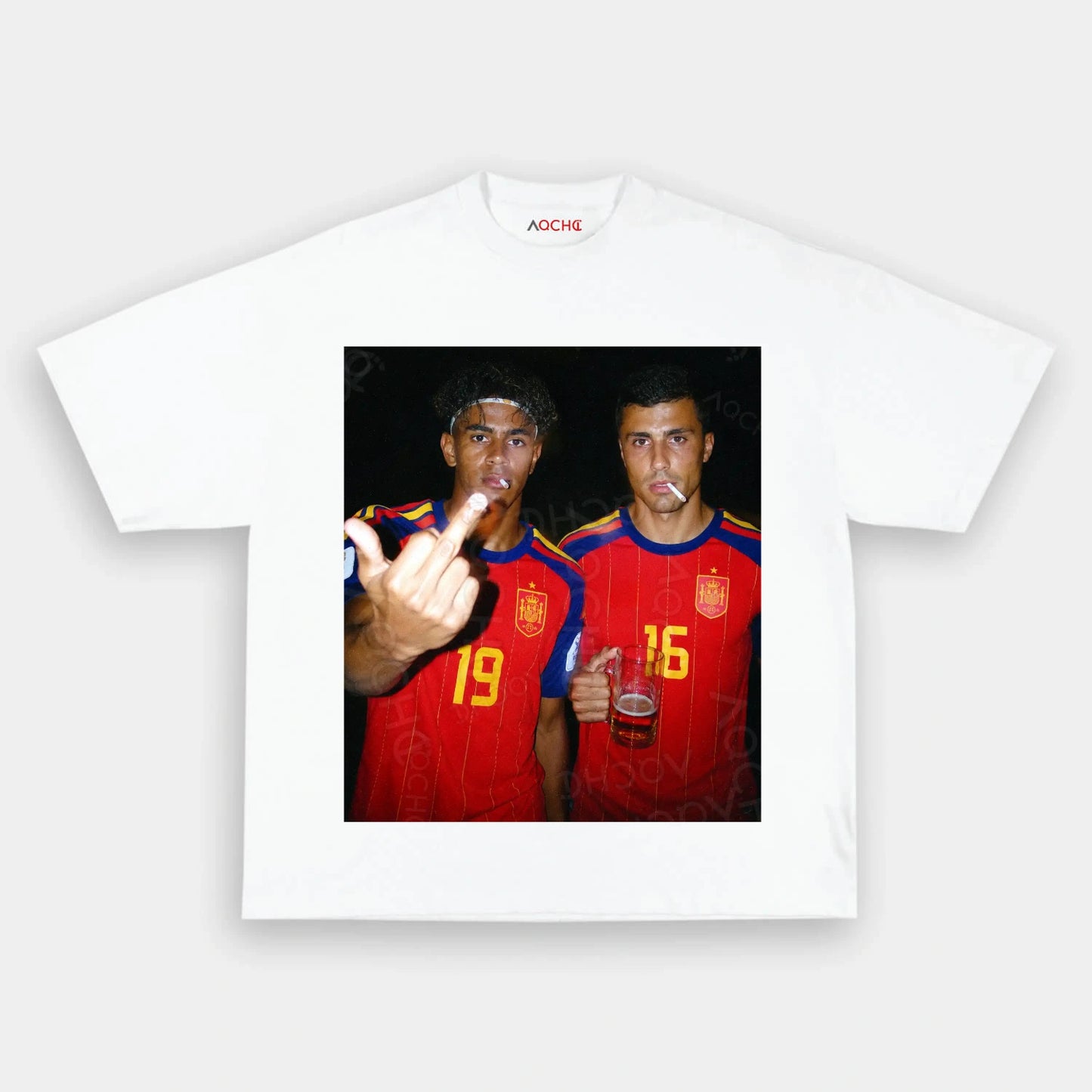 Spain Football Style Tee 1.9 - AQCHIC