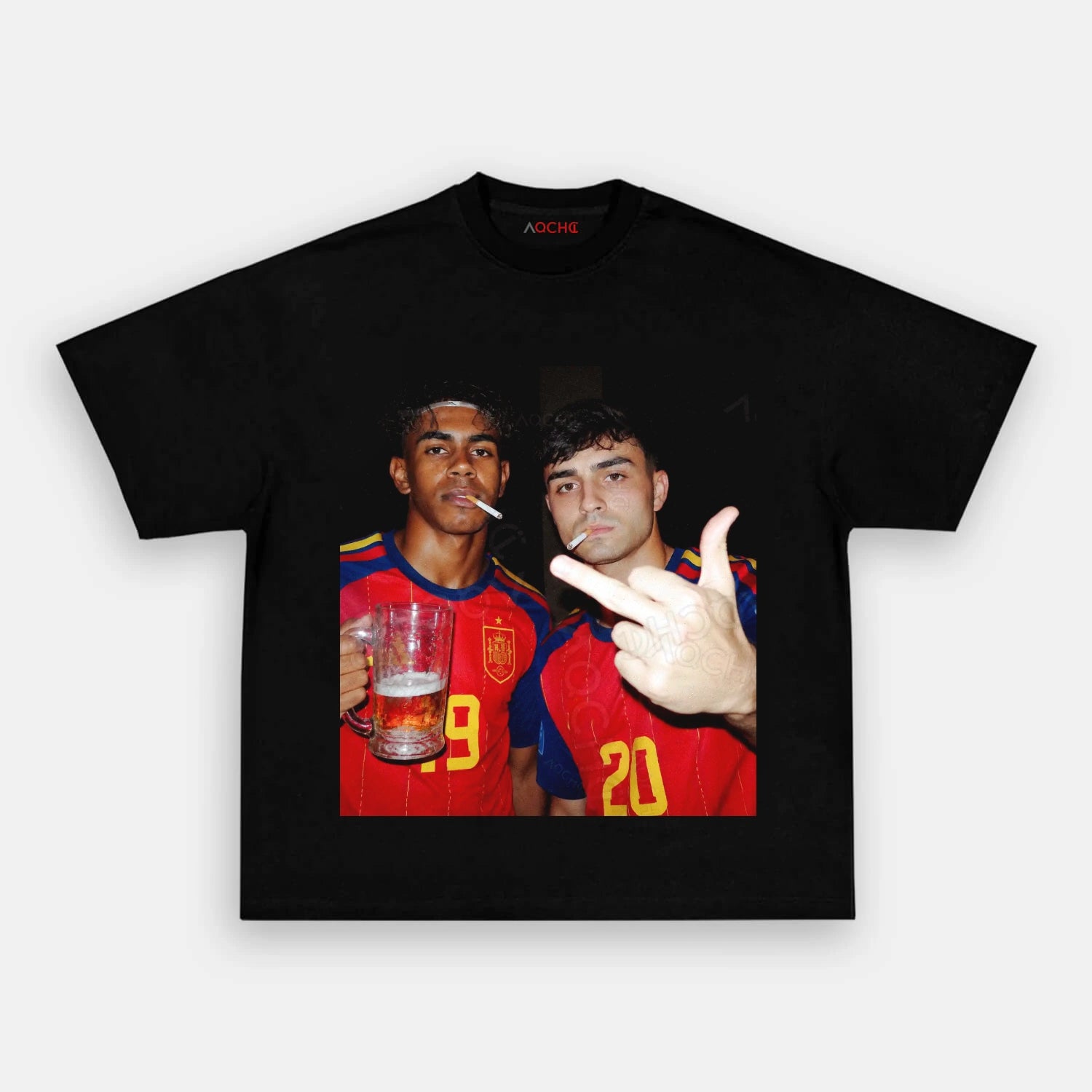 Spain Football Style Tee 2.0 - AQCHIC