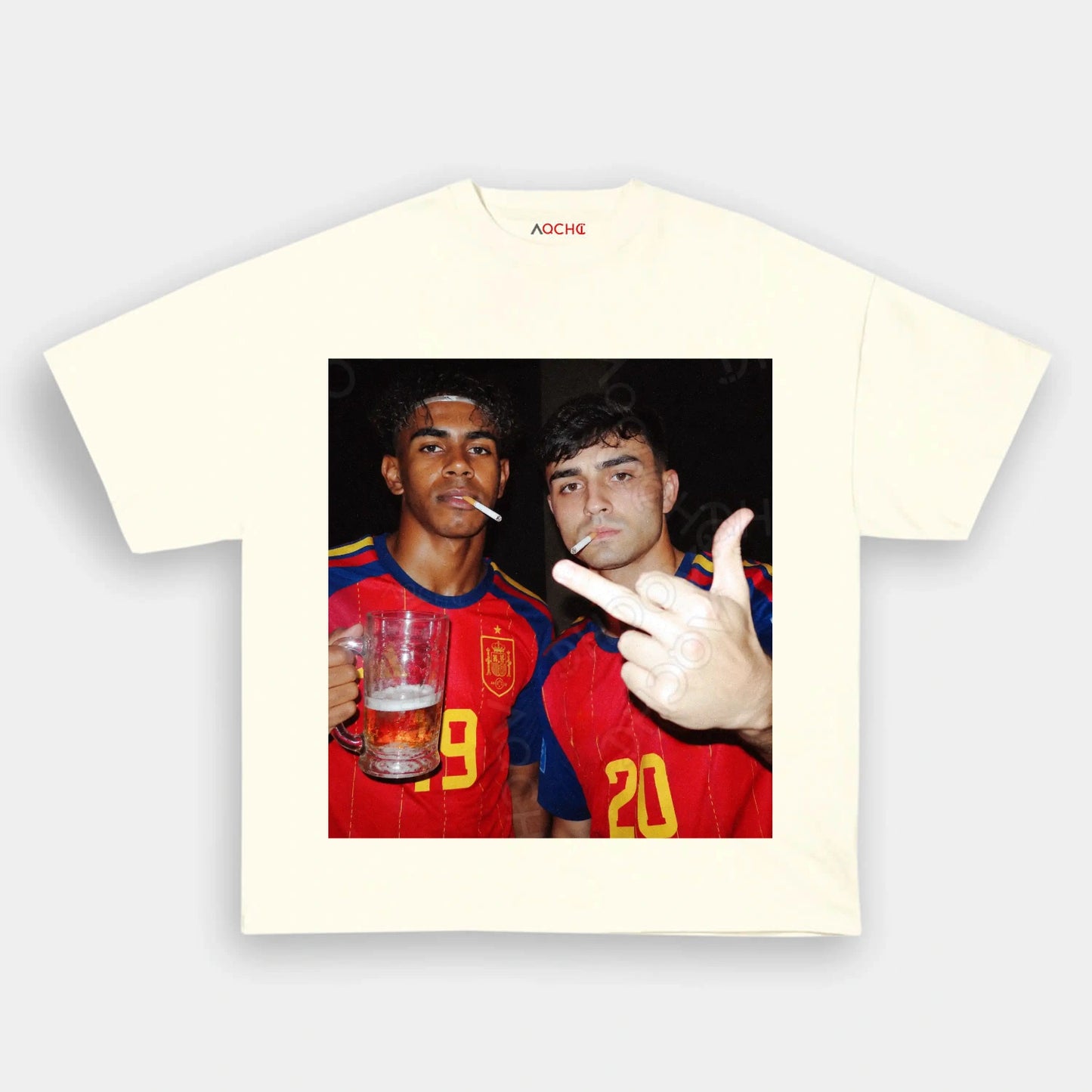 Spain Football Style Tee 2.0 - AQCHIC