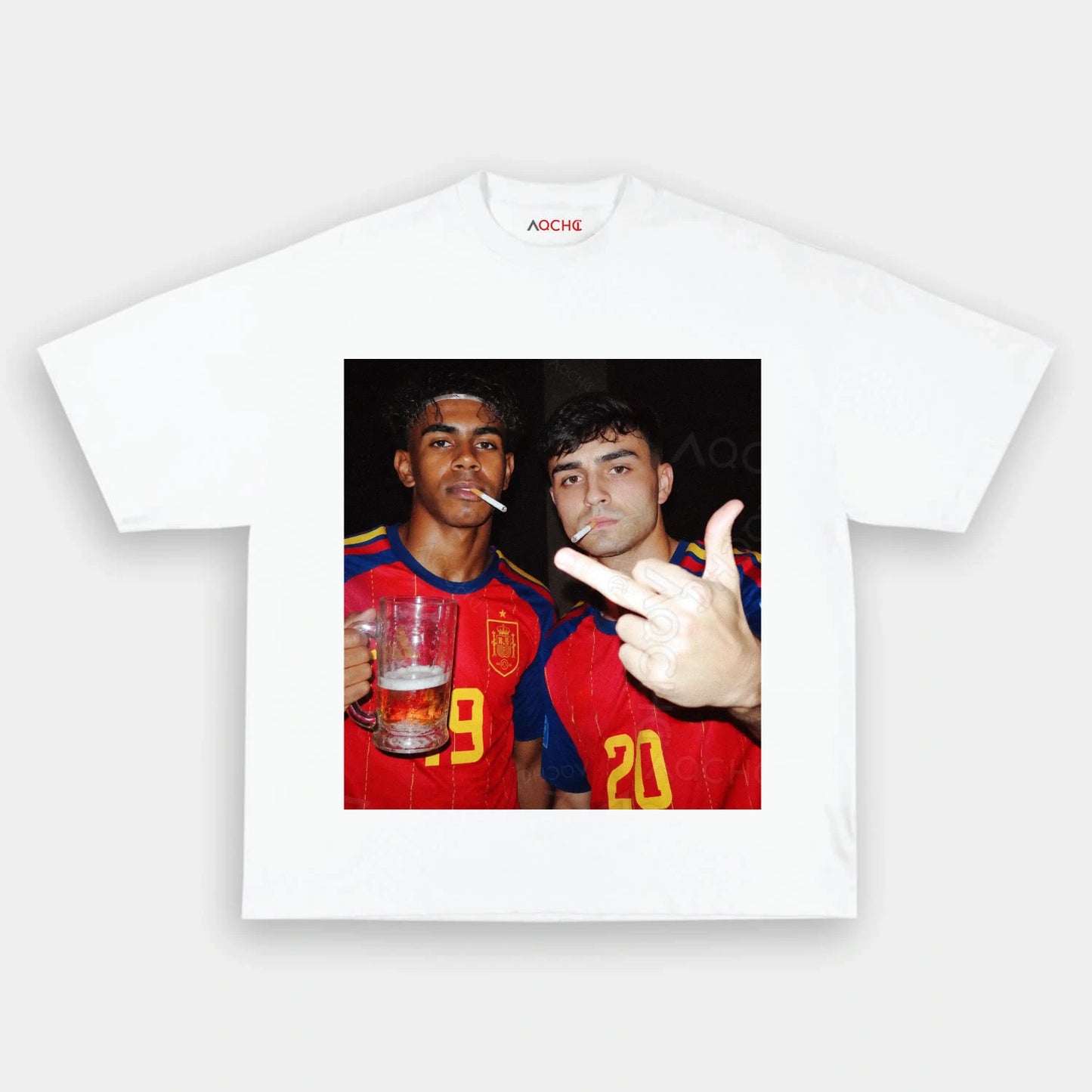 Spain Football Style Tee 2.0 - AQCHIC