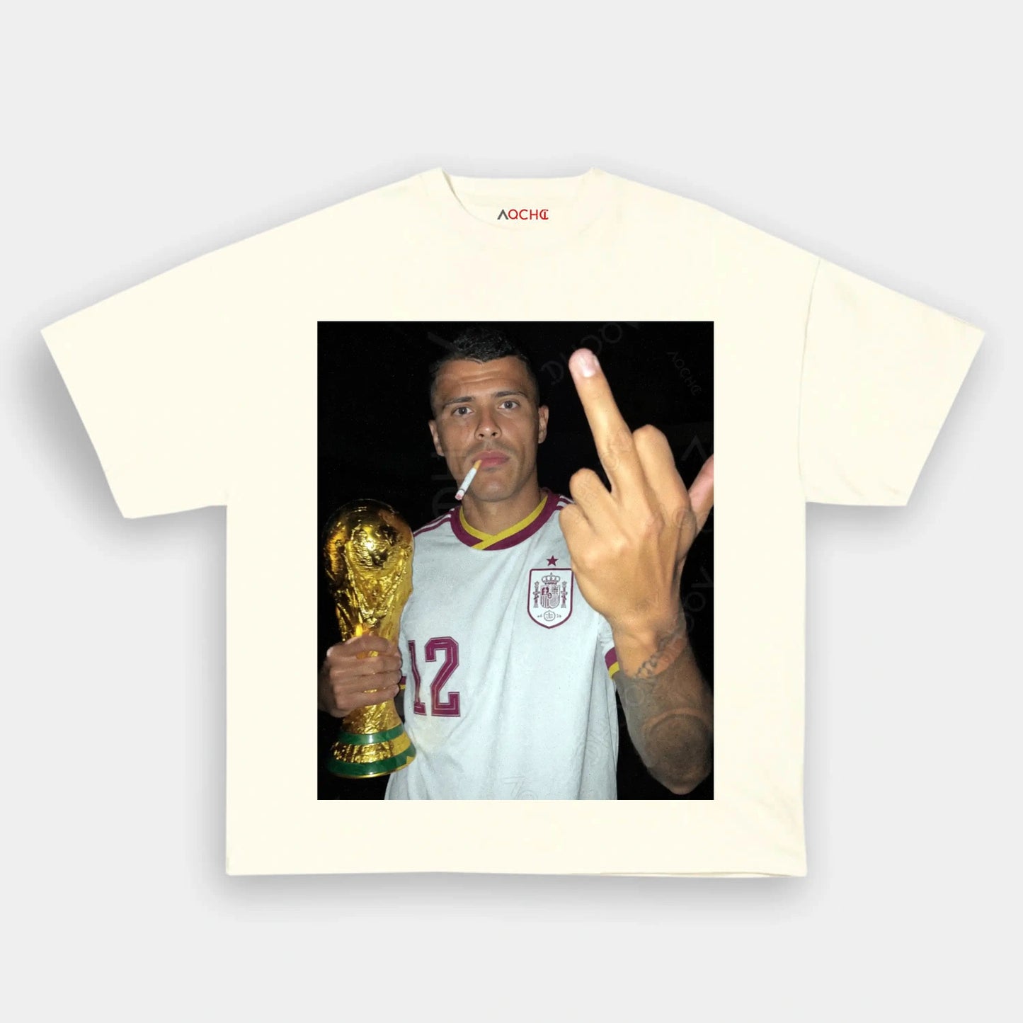 Spain Football Style Tee V1.2 - AQCHIC