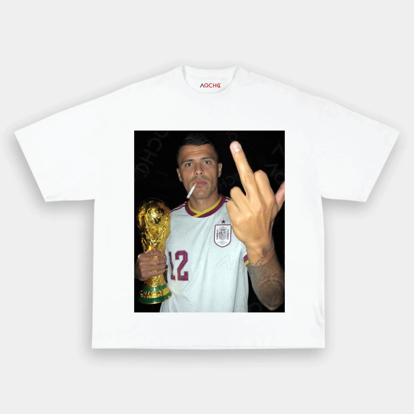 Spain Football Style Tee V1.2 - AQCHIC